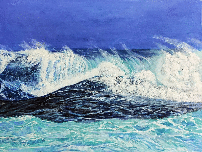 Waves,X-post acrylic forum - WetCanvas: Online Living for Artists