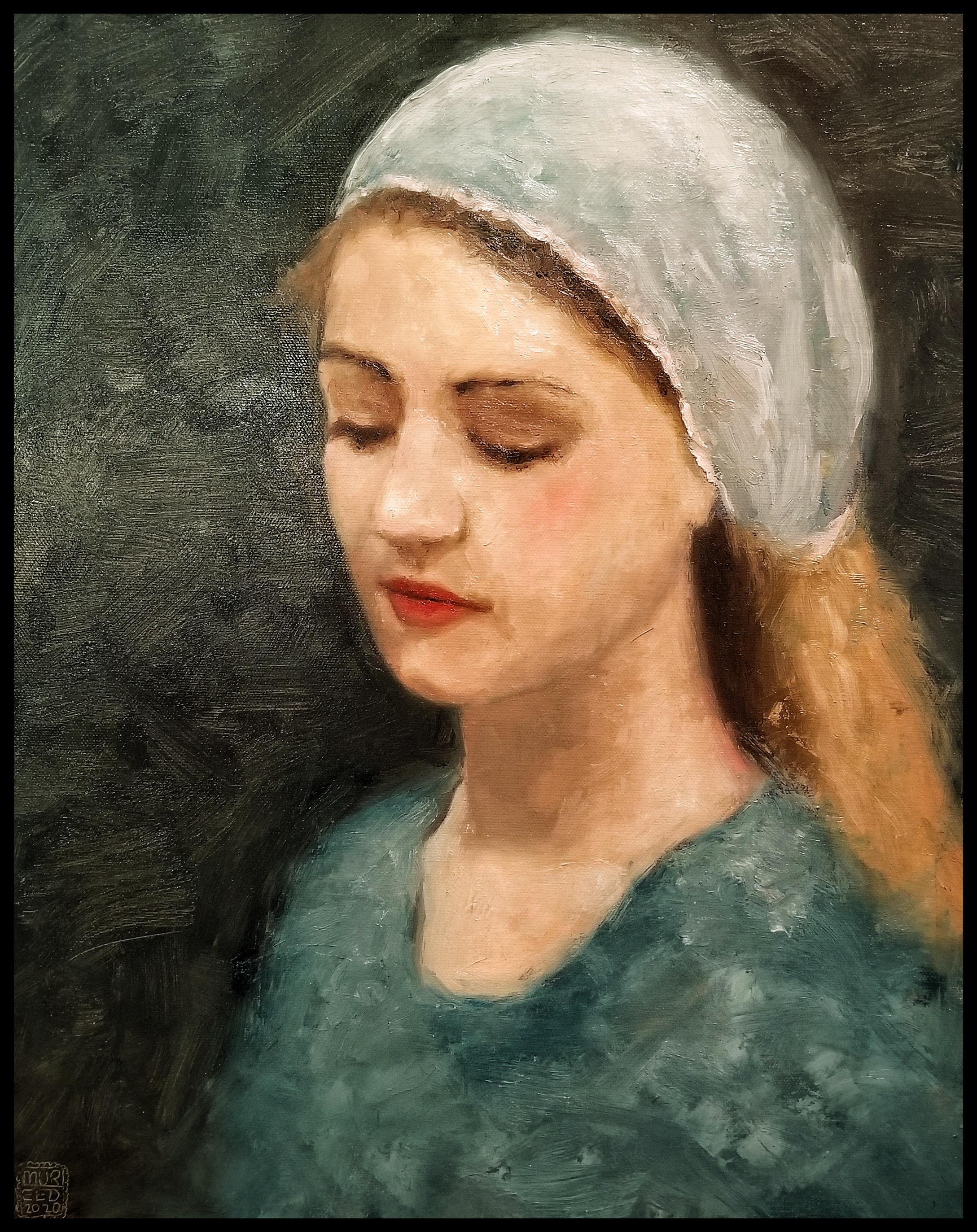 head scarf painting