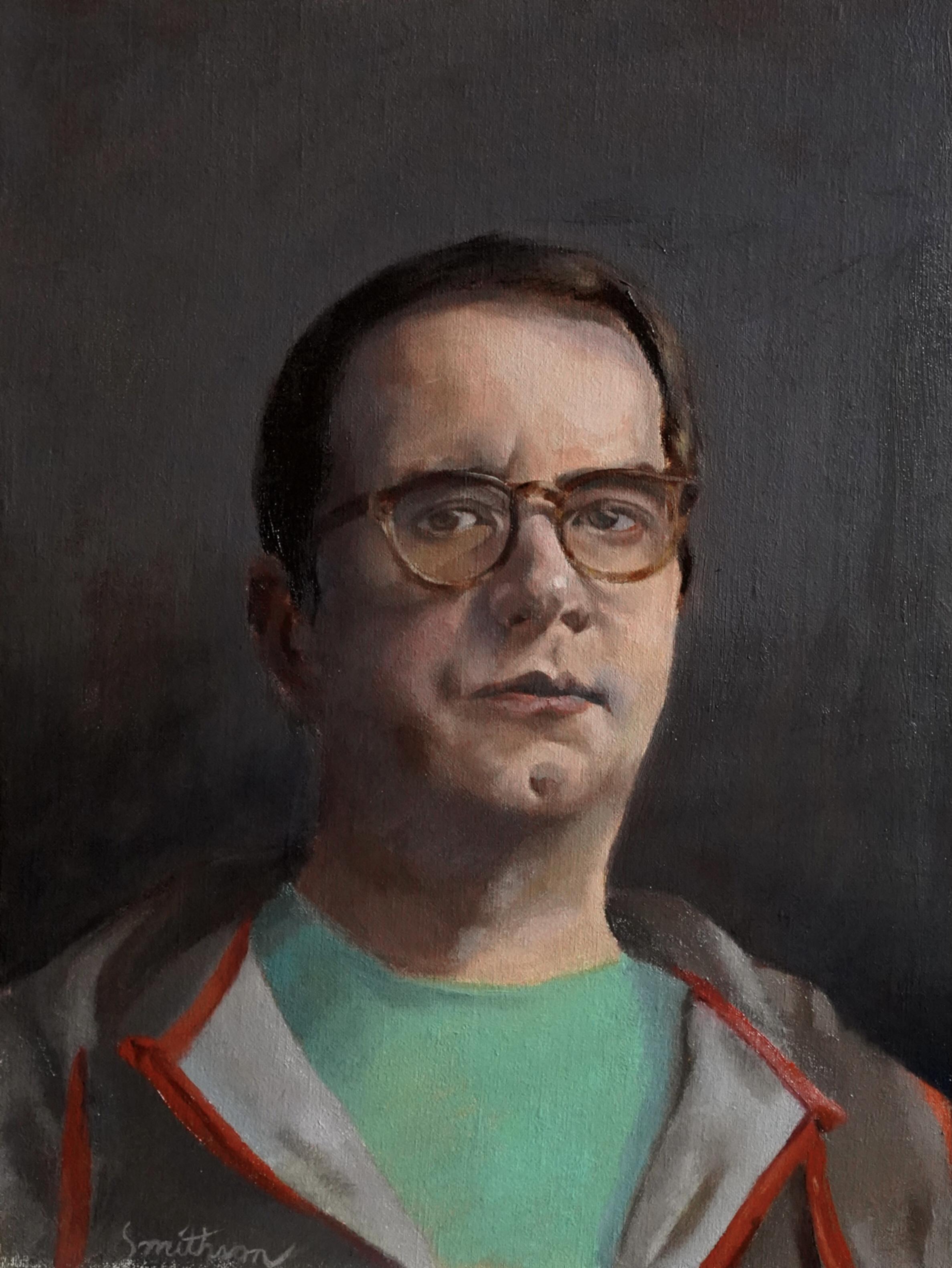 A portrait of a man, me, scratchboard, 2023 : r/Art