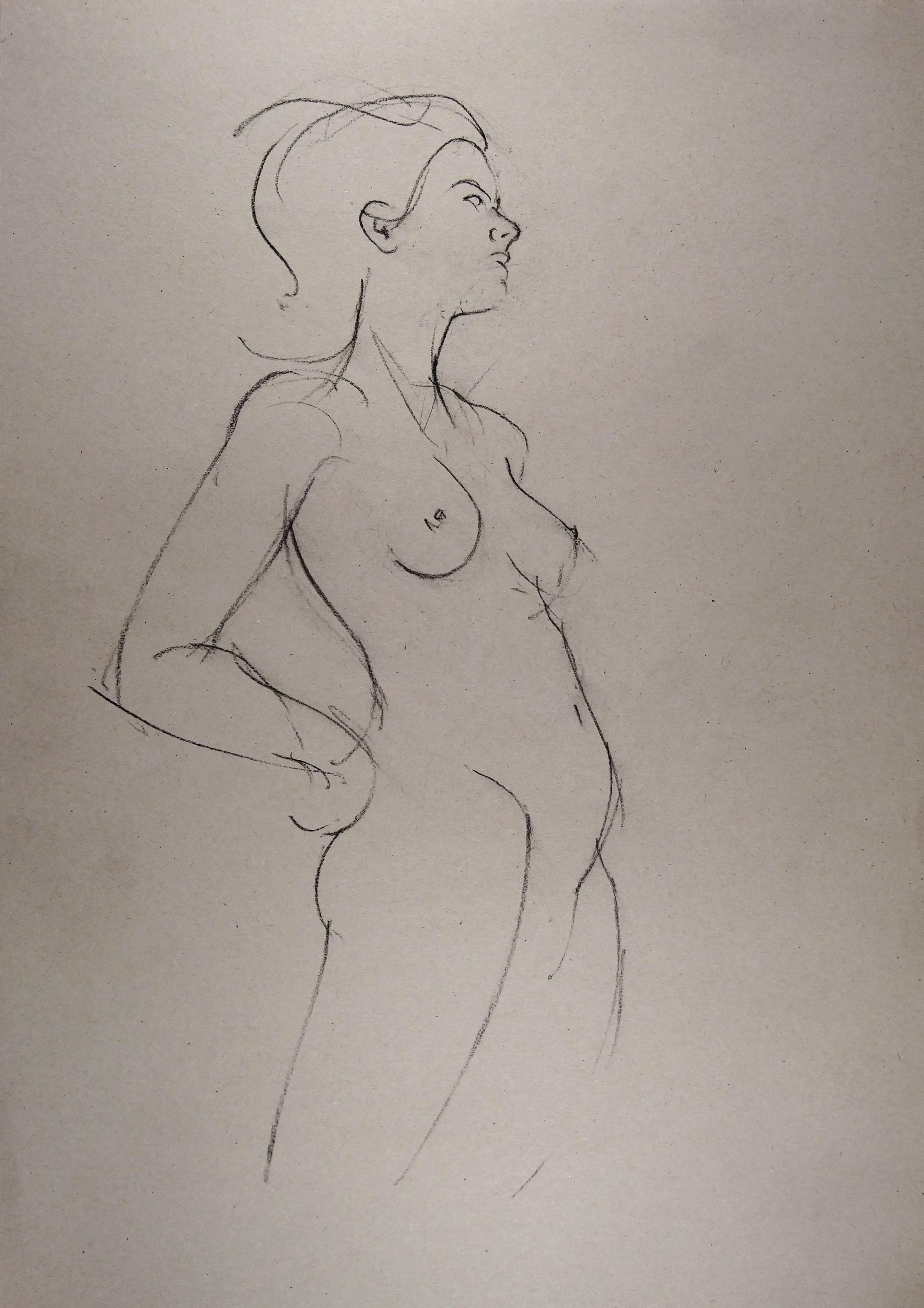 simple line drawing o a nude woman - WetCanvas: Online Living for Artists