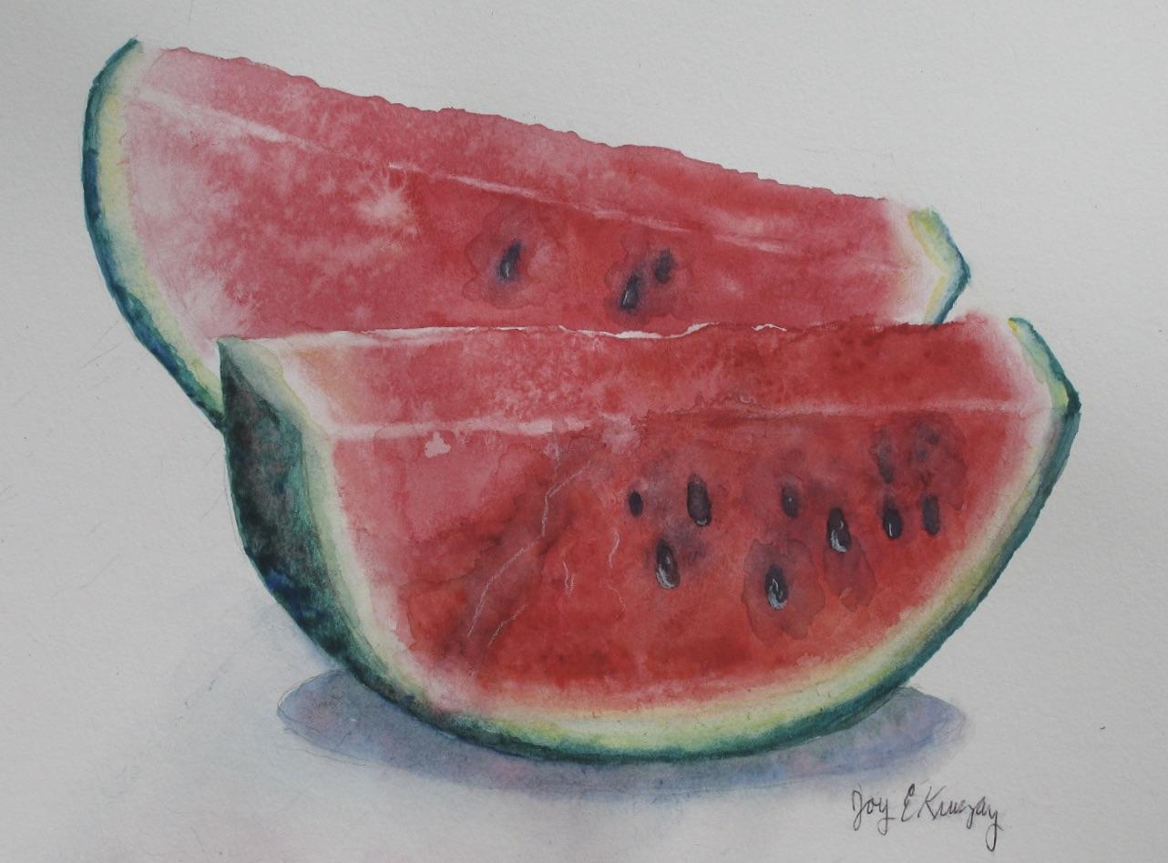 WDE 5 August - Watermelon Slices - WetCanvas: Online Living for Artists